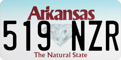 AR license plate 519NZR