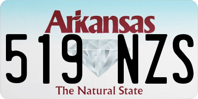 AR license plate 519NZS