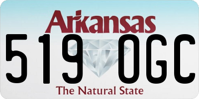 AR license plate 519OGC