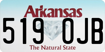 AR license plate 519OJB