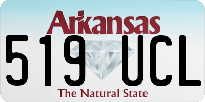 AR license plate 519UCL