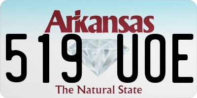 AR license plate 519UOE