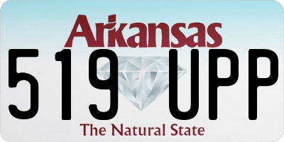 AR license plate 519UPP