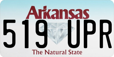 AR license plate 519UPR