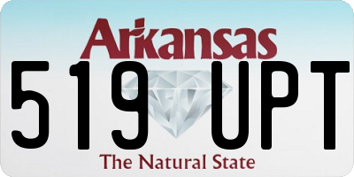 AR license plate 519UPT