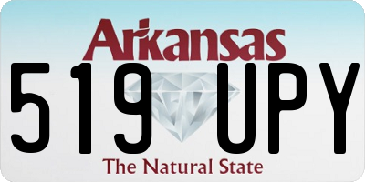 AR license plate 519UPY