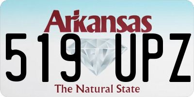 AR license plate 519UPZ