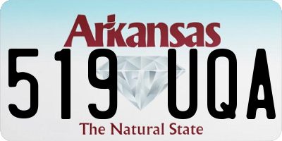 AR license plate 519UQA