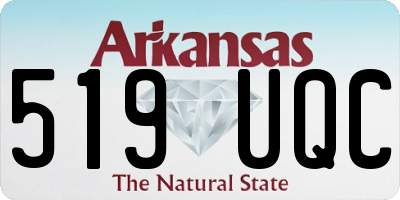AR license plate 519UQC