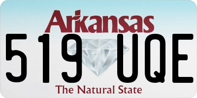 AR license plate 519UQE