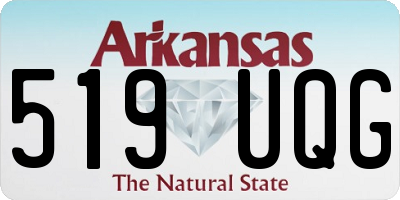 AR license plate 519UQG