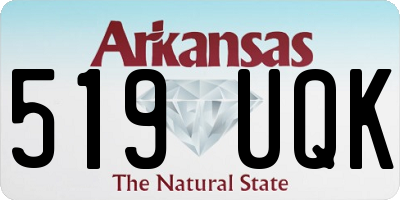 AR license plate 519UQK