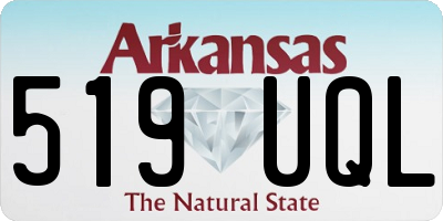 AR license plate 519UQL