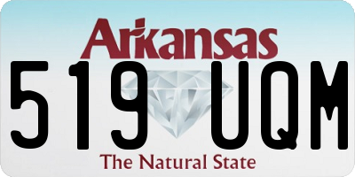 AR license plate 519UQM