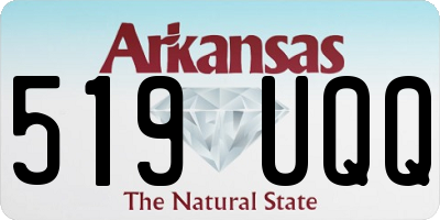 AR license plate 519UQQ