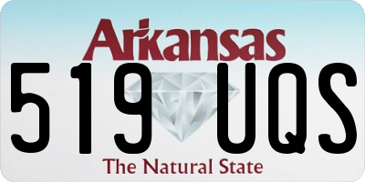 AR license plate 519UQS