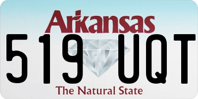 AR license plate 519UQT