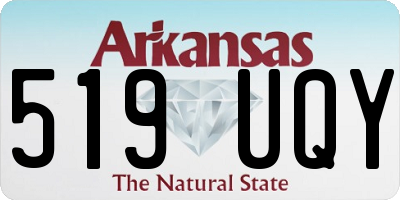 AR license plate 519UQY