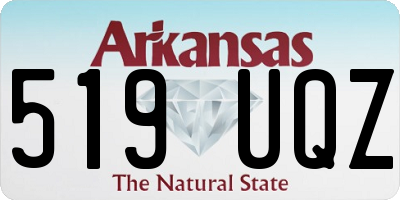 AR license plate 519UQZ