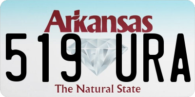 AR license plate 519URA