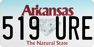AR license plate 519URE