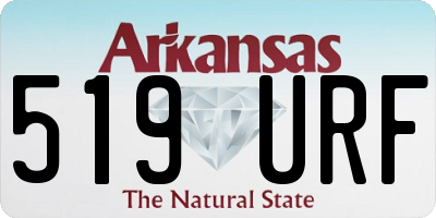 AR license plate 519URF