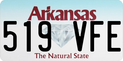 AR license plate 519VFE