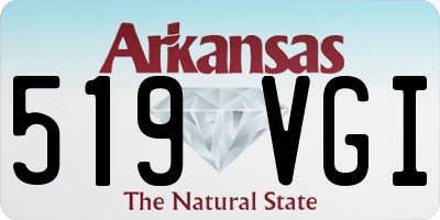 AR license plate 519VGI