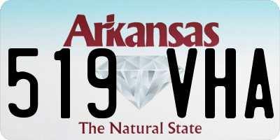 AR license plate 519VHA