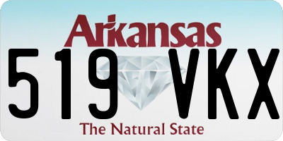 AR license plate 519VKX