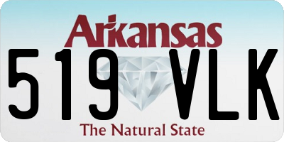 AR license plate 519VLK