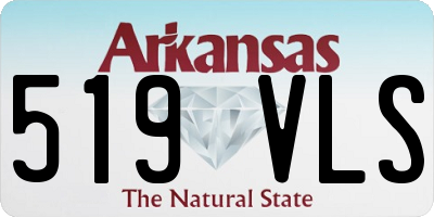 AR license plate 519VLS