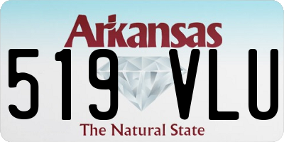 AR license plate 519VLU