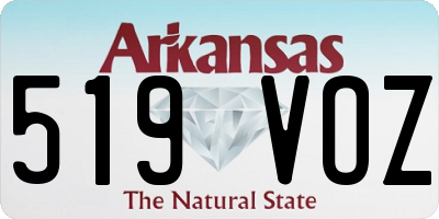 AR license plate 519VOZ