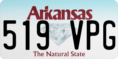 AR license plate 519VPG