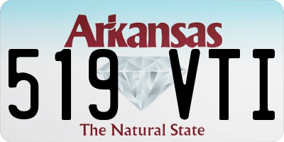 AR license plate 519VTI