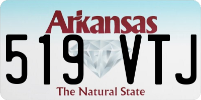 AR license plate 519VTJ