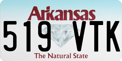 AR license plate 519VTK