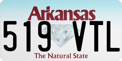 AR license plate 519VTL
