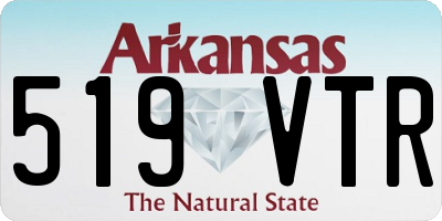 AR license plate 519VTR