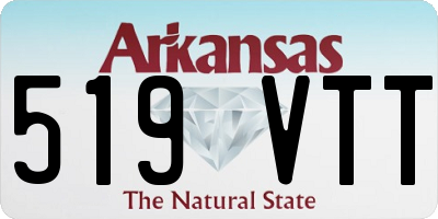 AR license plate 519VTT