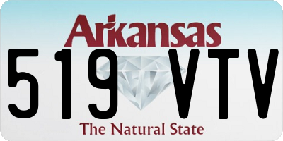 AR license plate 519VTV