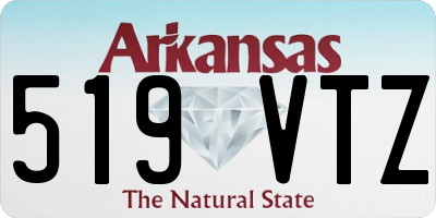 AR license plate 519VTZ