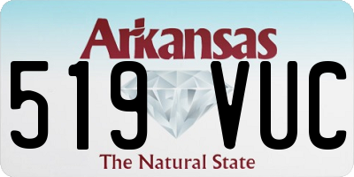AR license plate 519VUC