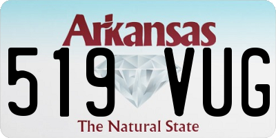 AR license plate 519VUG