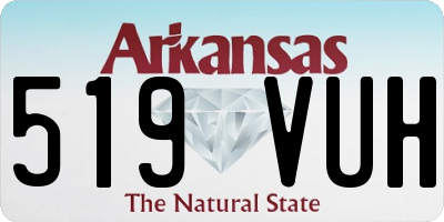 AR license plate 519VUH