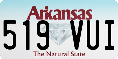 AR license plate 519VUI