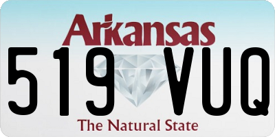 AR license plate 519VUQ