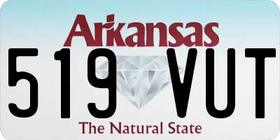 AR license plate 519VUT