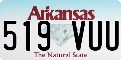 AR license plate 519VUU